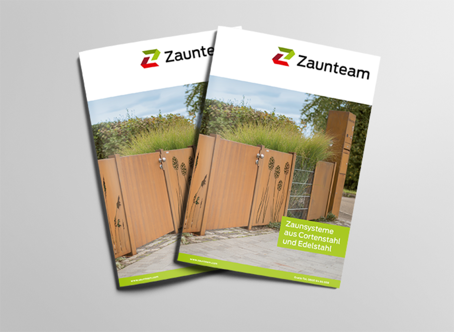 Zaunteam bietet Zaunsysteme aus Cortenstahl und Edelstahl | © Zaunteam