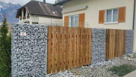 Gabions de 2019 à 9491 Rugell Suisse de Zaunteam Rheintal.