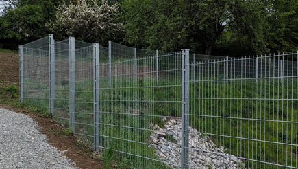 Doppelstabmattenzaun aus dem 2024 in 74423 Obersontheim Deutschland von Zaunteam Schwäbisch Hall.