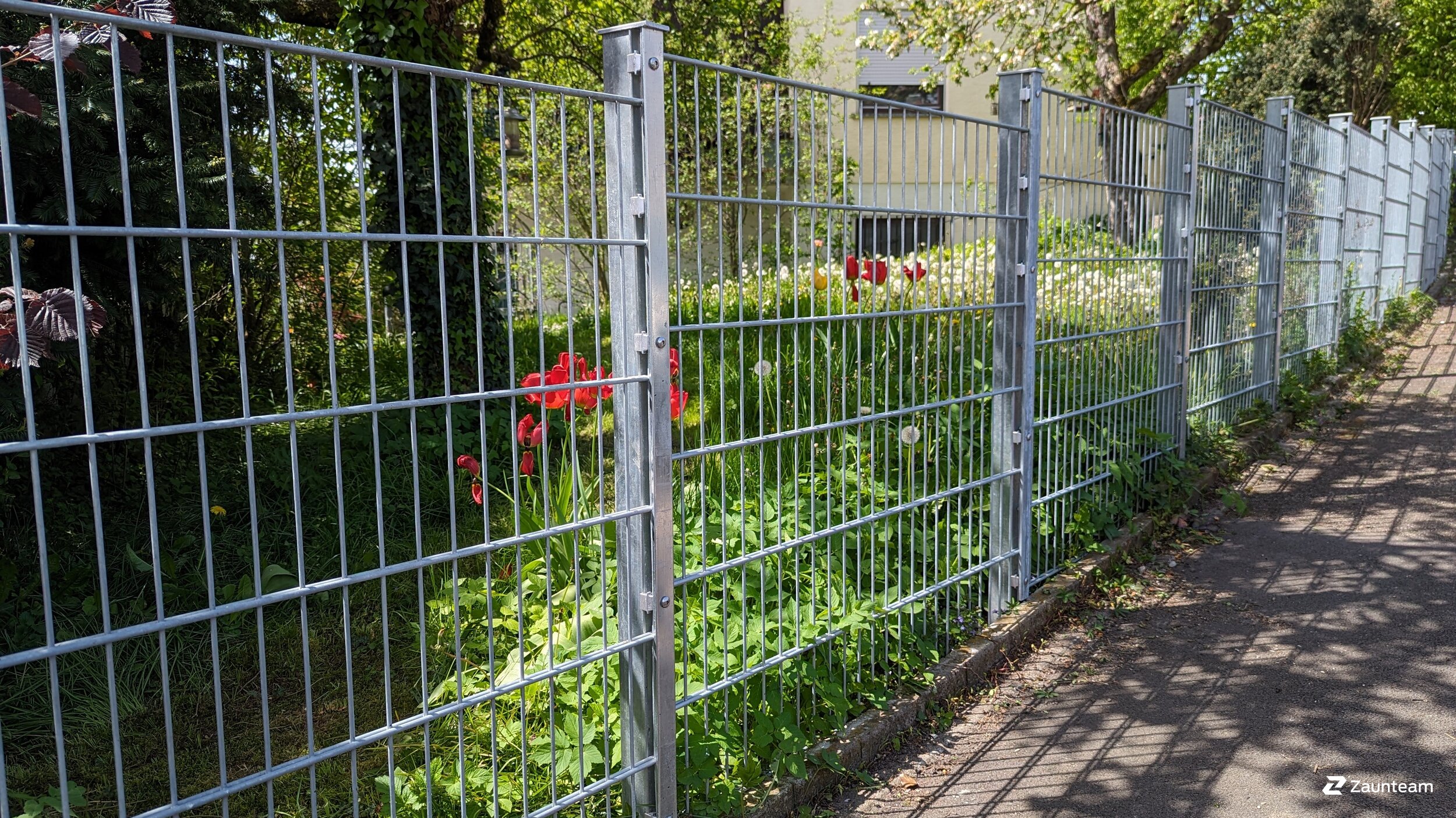 Doppelstabmattenzaun aus dem 2024 in 74405 Gaildorf Deutschland von Zaunteam Schwäbisch Hall.