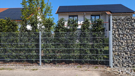 Clôture en panneau double fil de 2023 à 74629 Pfedelbach Allemagne de Zaunteam Schwäbisch Hall.