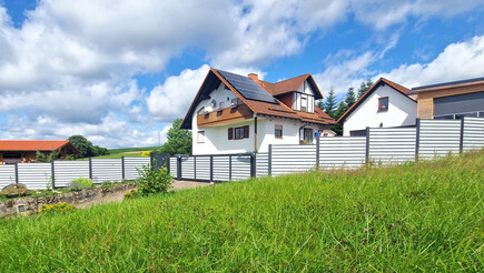 Aluminium Sichtschutz aus dem 2024 in 97789 Breitenbach Deutschland von Zaunteam Main-Rhön.